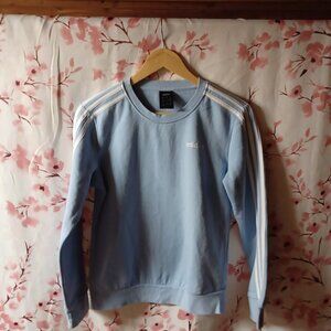 Adidas long sleeve baby blue t shirt